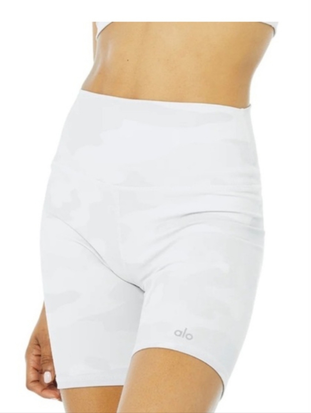 ALO Yoga Vapor Camo High-Waist Biker Shorts